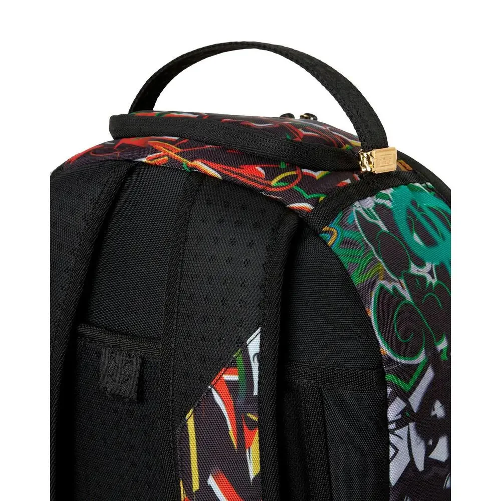 Sprayground Moneybear Tunnel Mural Backpack Unisex Multi Adjustable Strap SPR331